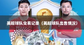 英超球队交易记录（英超球队出售情况）