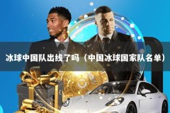 冰球中国队出线了吗（中国冰球国家队名单）